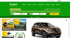 Desktop Screenshot of europcar-guyane.com